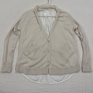 Lululemon “Cardi in the front” sweater shirt Fits size small.